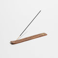 Brass Inlay Wood Incense Holder