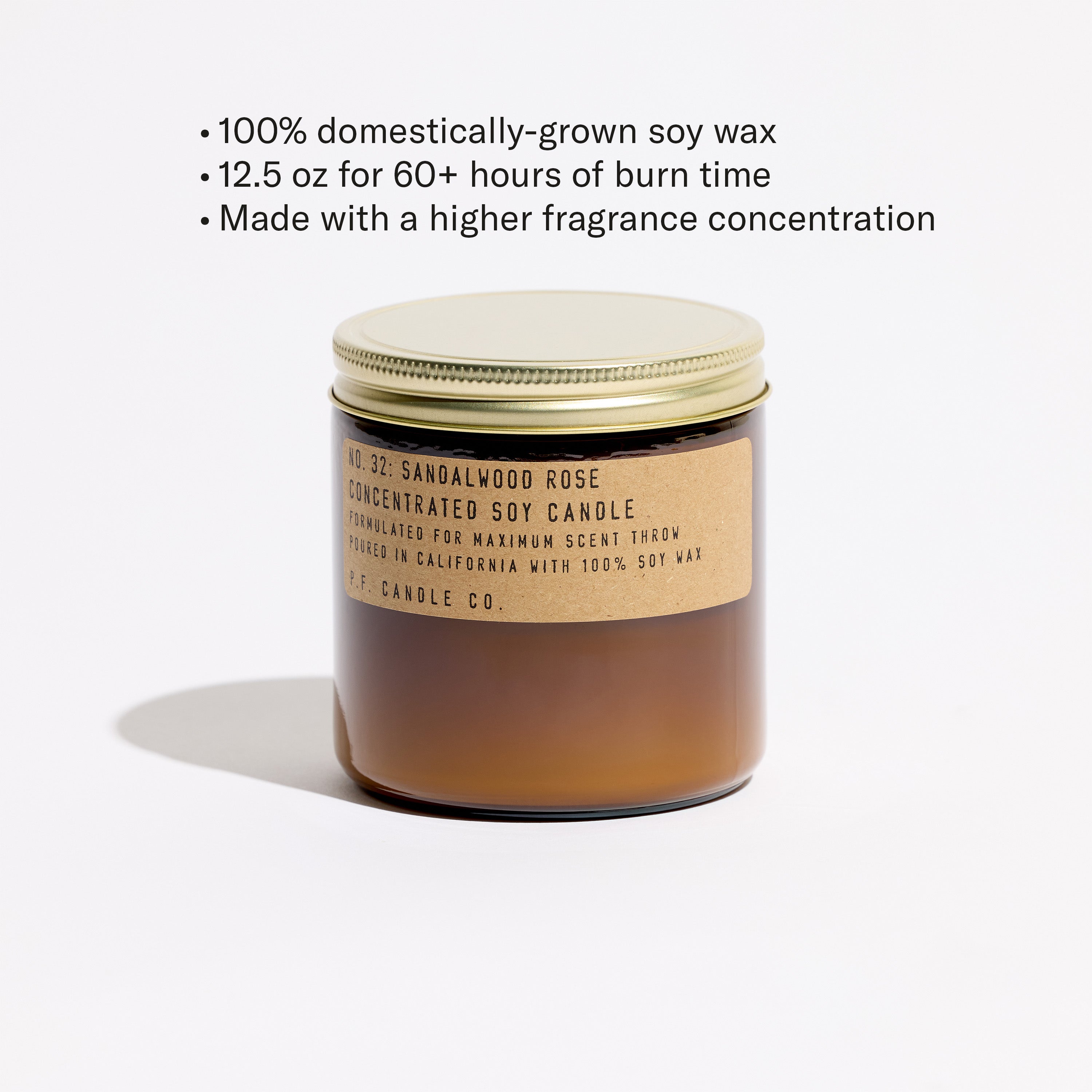 Sandalwood Rose – Large Concentrated Candle