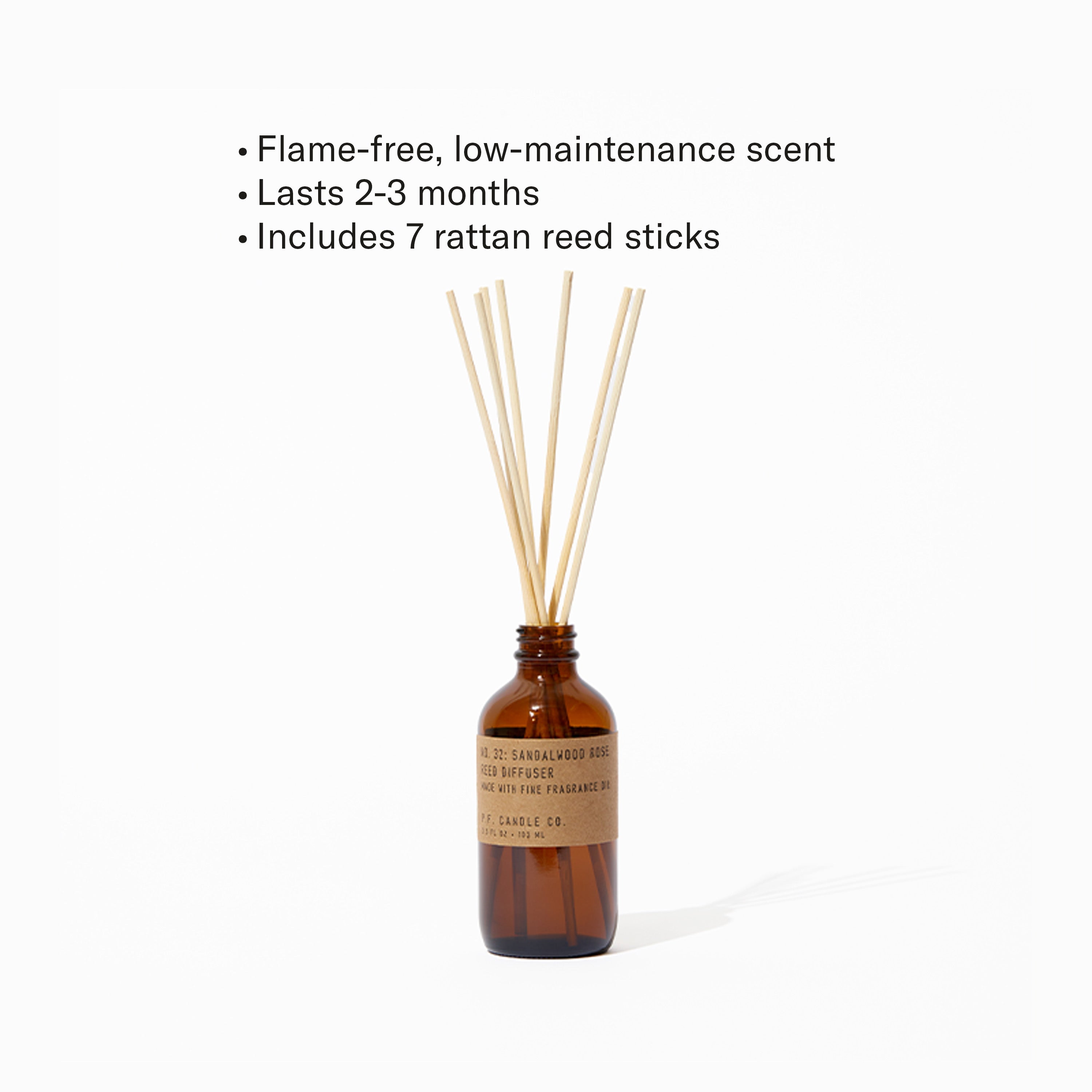 Sandalwood Rose – Reed Diffuser