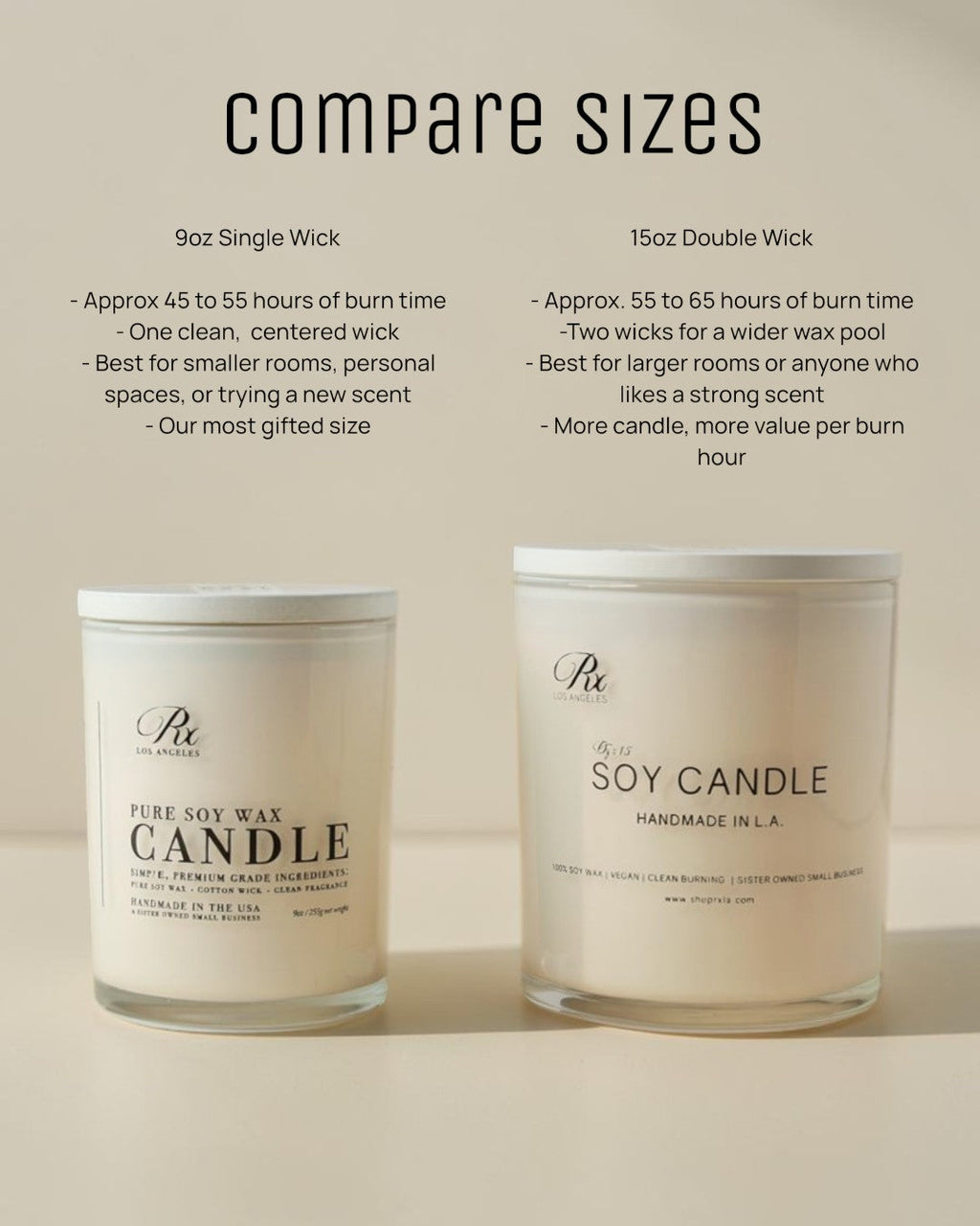 9oz Candle Duo