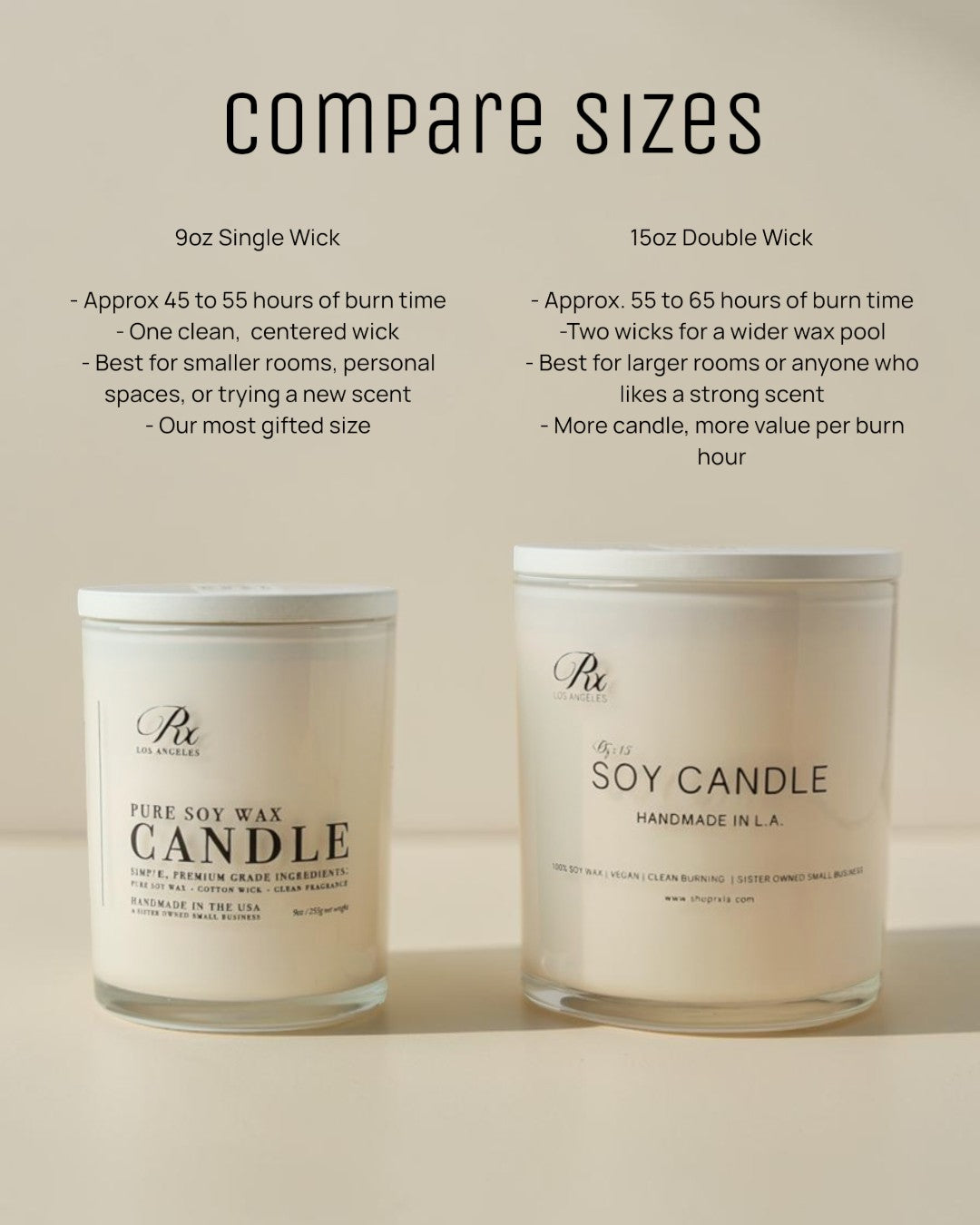 9oz Candle Duo